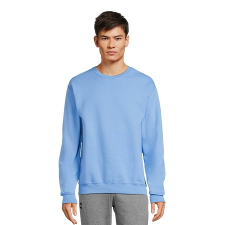 Athletic Works Men's Fleece Crewneck Sweatshirt, Sizes S-4XL