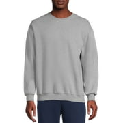 Athletic Works Men's Fleece Crewneck Sweatshirt, Sizes S-4XL
