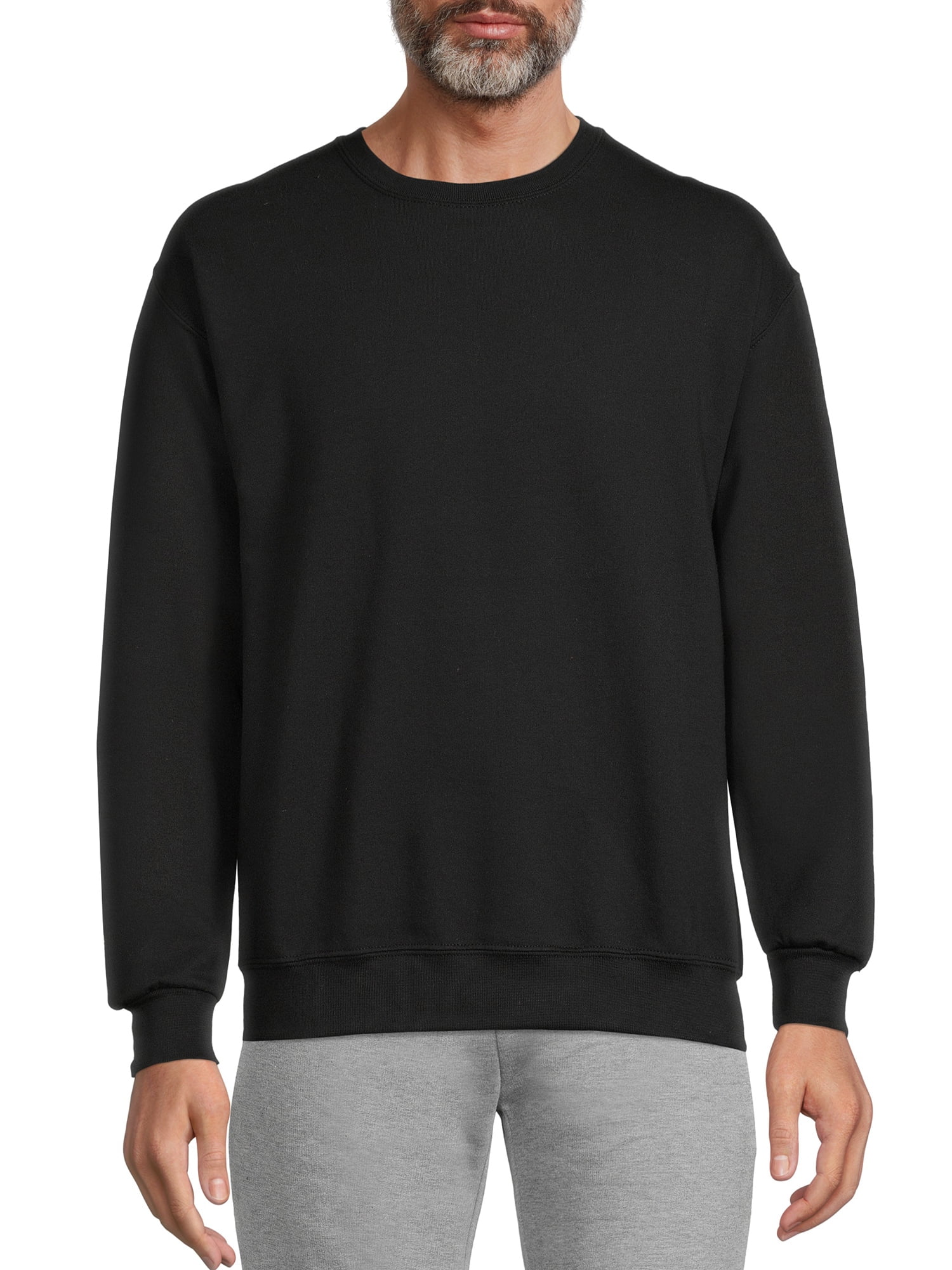 Athletic Works Men's Fleece Crewneck Sweatshirt 