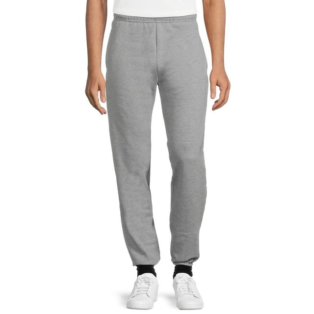 Athletic Works Men's Fleece Elastic Bottom Sweatpants, Sizes S4XL