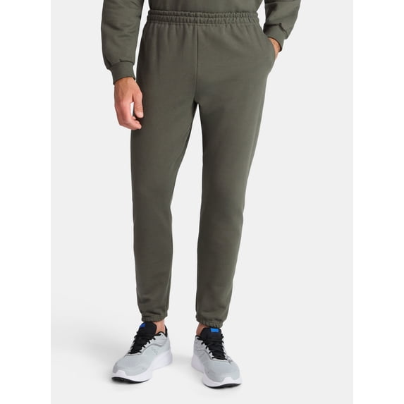 Athletic Works Men's and Big Men's Fleece Jogger Sweatpants, Sizes XS-5XL