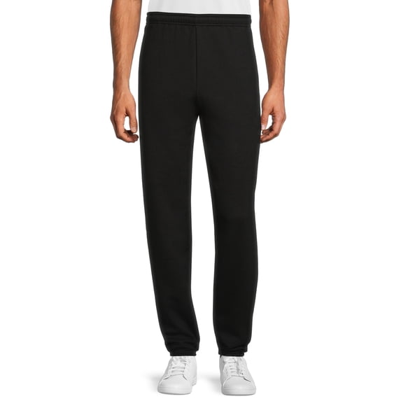 Athletic Works Men's Fleece Elastic Bottom Sweatpants