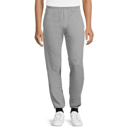 Athletic Works Men's Fleece Elastic Bottom Sweatpants