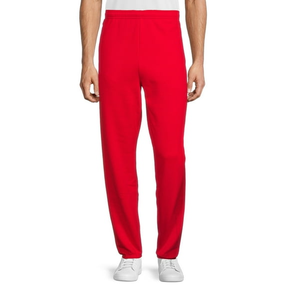 Athletic Works Men's Fleece Elastic Bottom Sweatpants