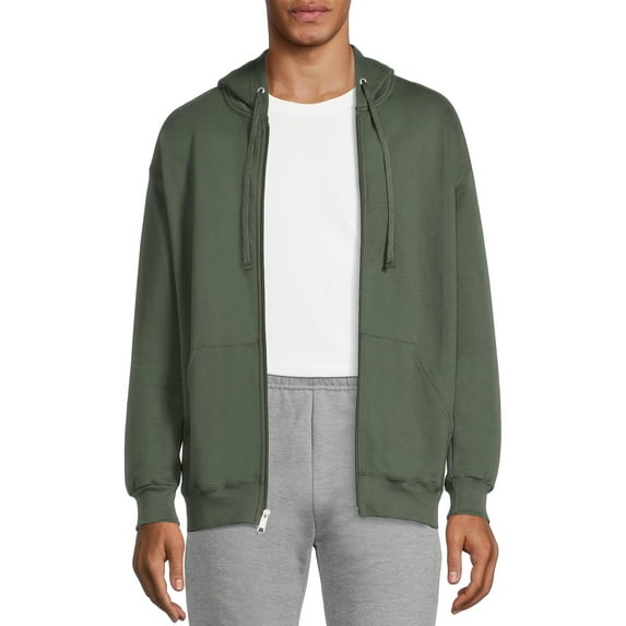 Athletic Works Men's Fleece Full Zip Hoodie Jacket