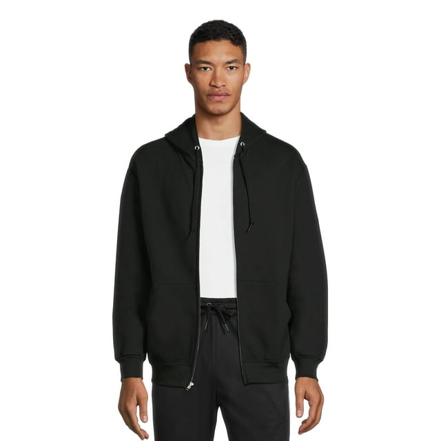 Athletic Works Men's Fleece Full Zip Hoodie Jacket