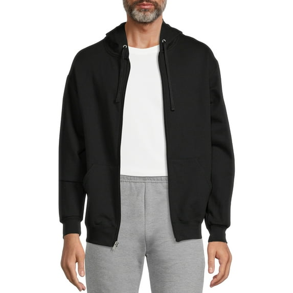 Athletic Works Men's Fleece Full Zip Hoodie Jacket