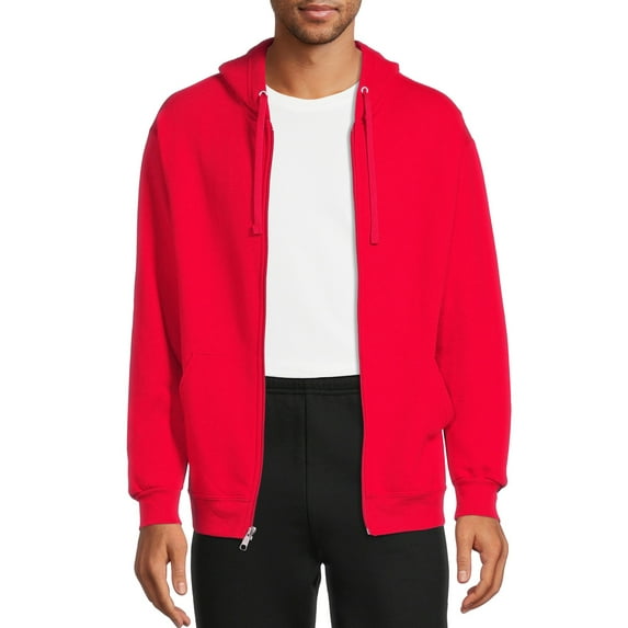Athletic Works Men's Fleece Full Zip Hoodie Jacket