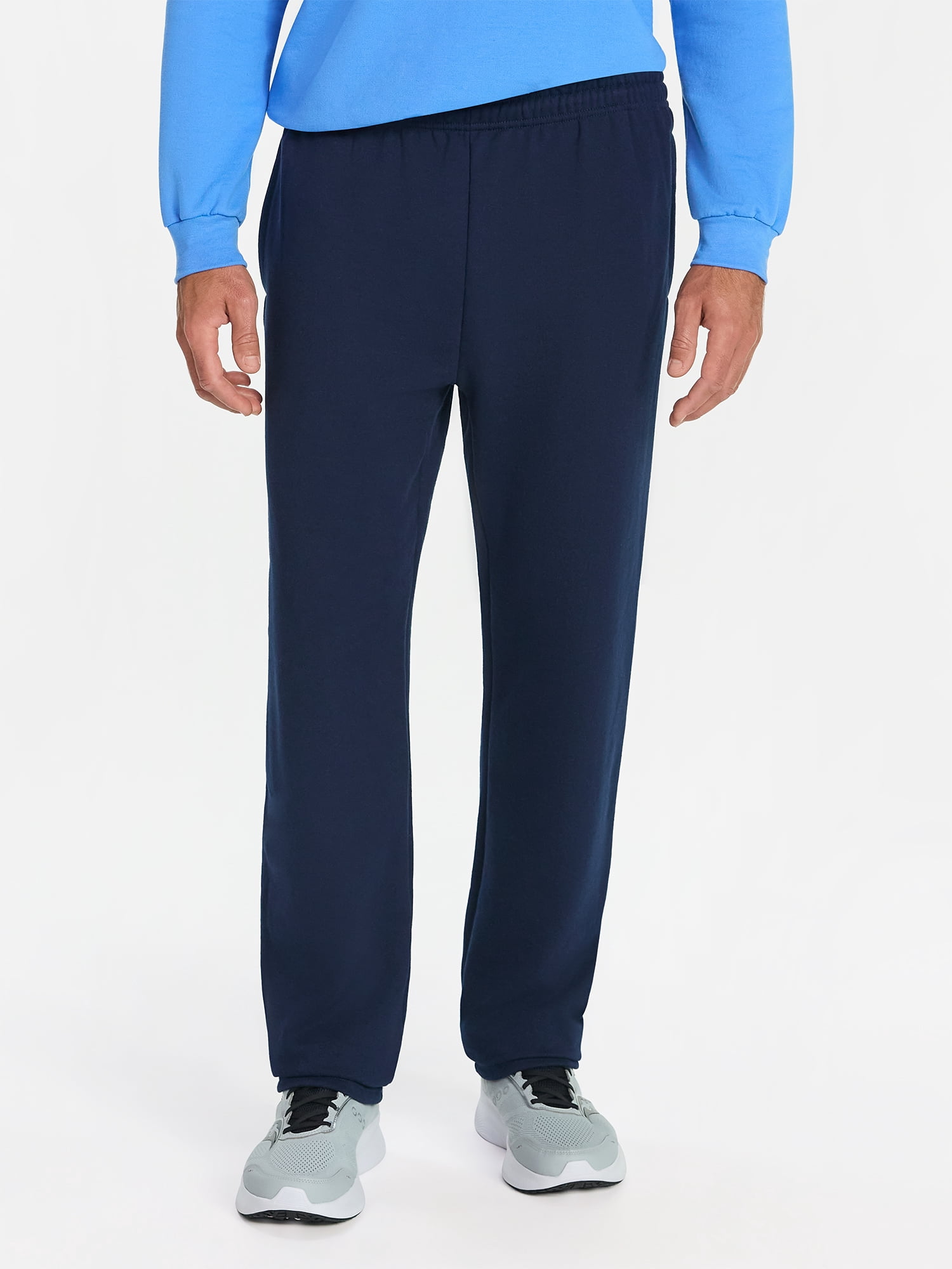 Athletic Works Men's Open Bottom Sweatpants, Sizes S-2XL