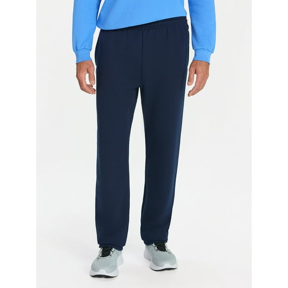 Athletic Works Men's Open Bottom Sweatpants, Sizes S-2XL