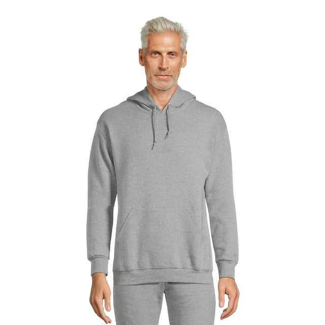 Athletic Works Men's Fleece Pullover Hoodie Sweatshirt, Sizes S3XL