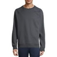 thumbnail image 1 of Athletic Works Men's Fleece Raglan Crew Sweatshirt, up to Size 2XL, 1 of 6