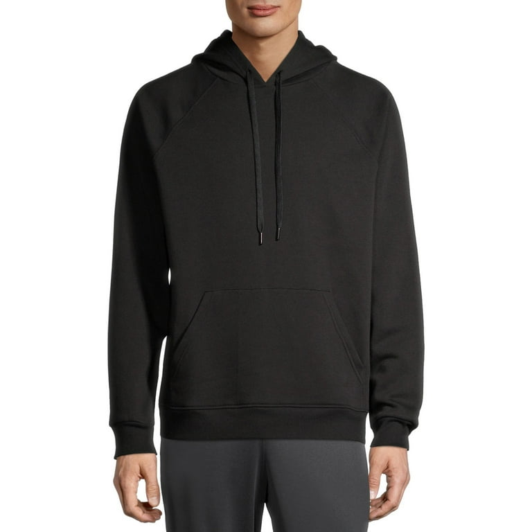 Athletic Works Men s Fleece Raglan Hoodie Sweatshirt up to Size