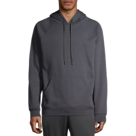 Athletic Works Men's Fleece Raglan Hoodie Sweatshirt, up to Size 2XL