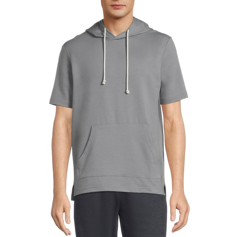 Athletic Works Men s French Terry Short Sleeve Hoodie