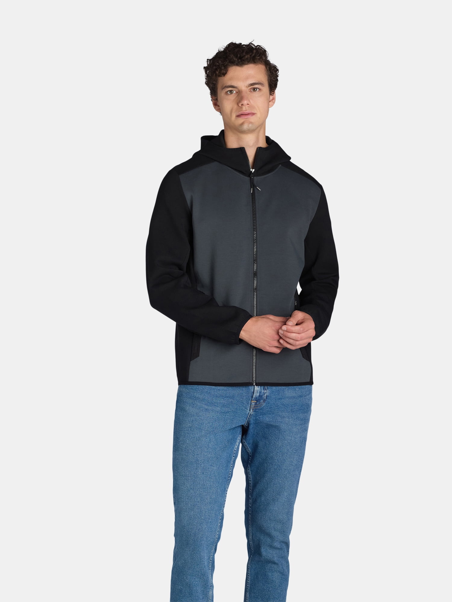 Athletic Works Men's Fusion Knit Jacket, Sizes S-3XL