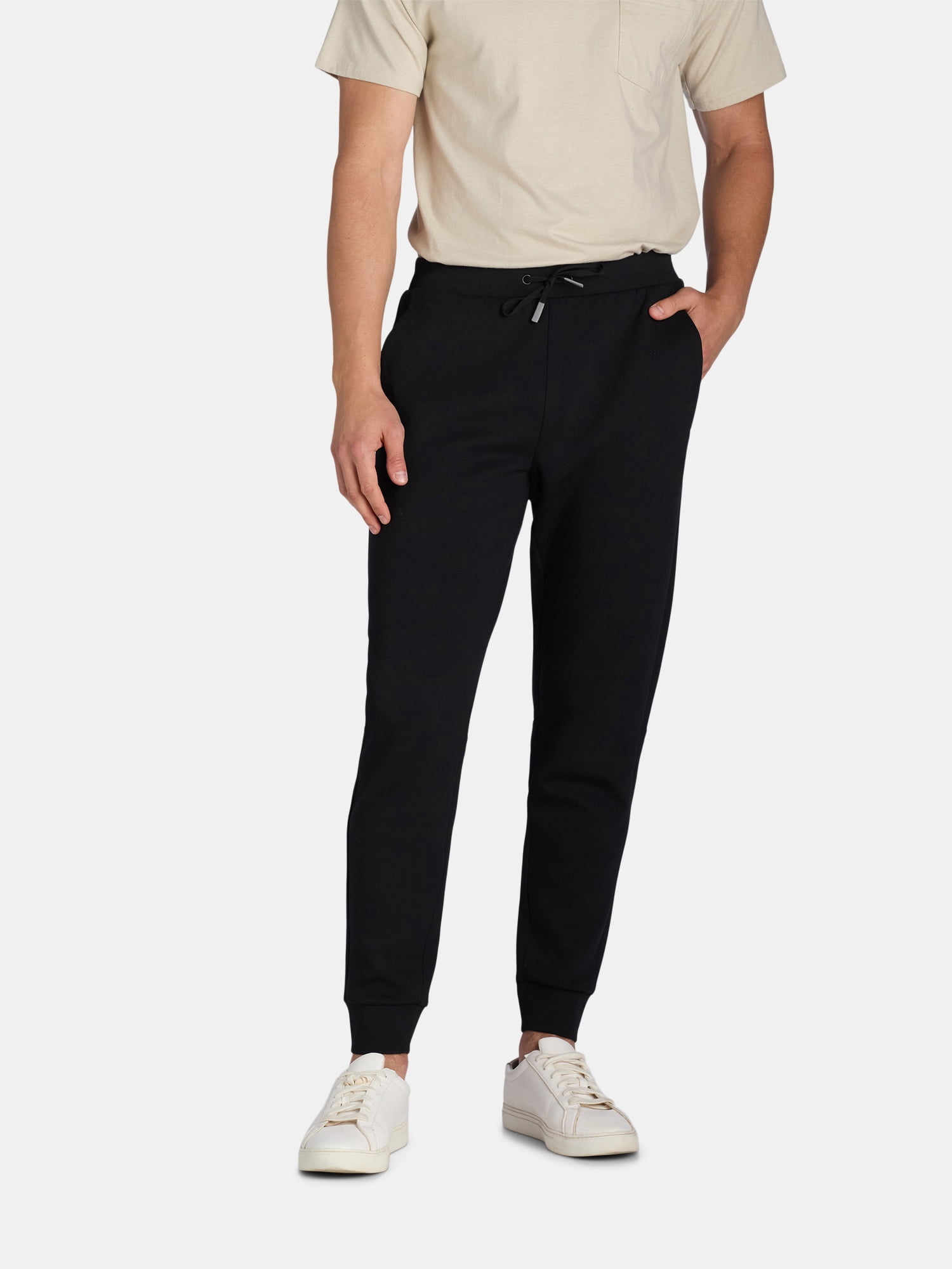 Athletic Works Men's Fusion Knit Joggers, Sizes S-3XL
