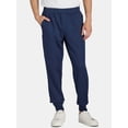 thumbnail image 1 of Athletic Works Men's Grid Tech Fleece Joggers, Sizes S-3XL, 1 of 6