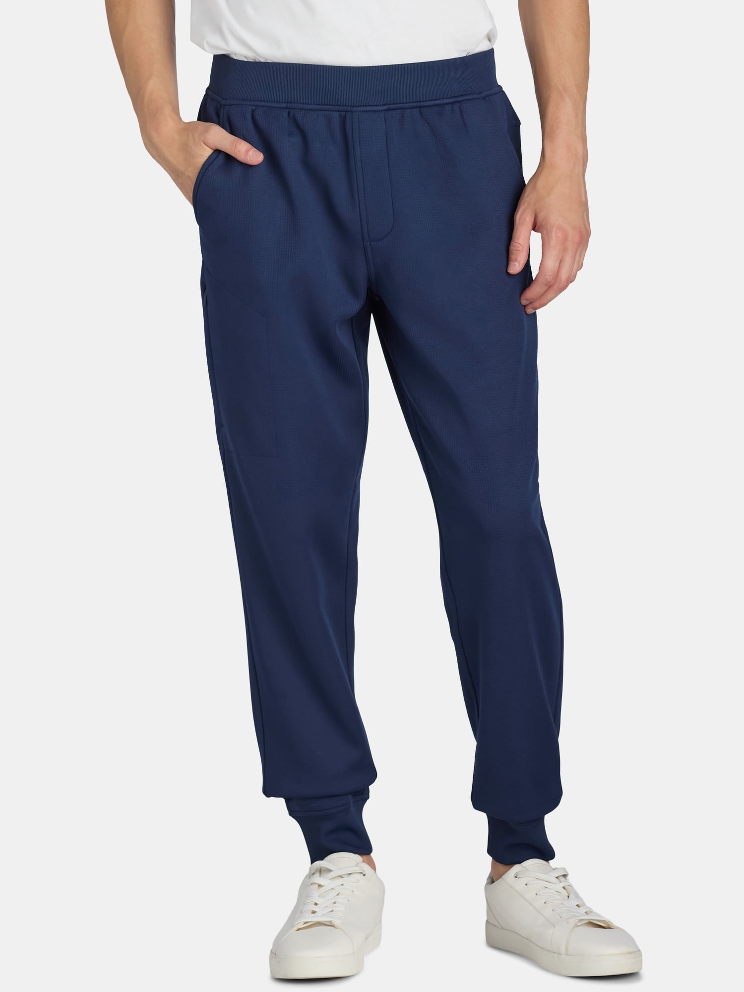 MUZEGE Men's Athletic Joggers Stretch Sweatpants With Zipper