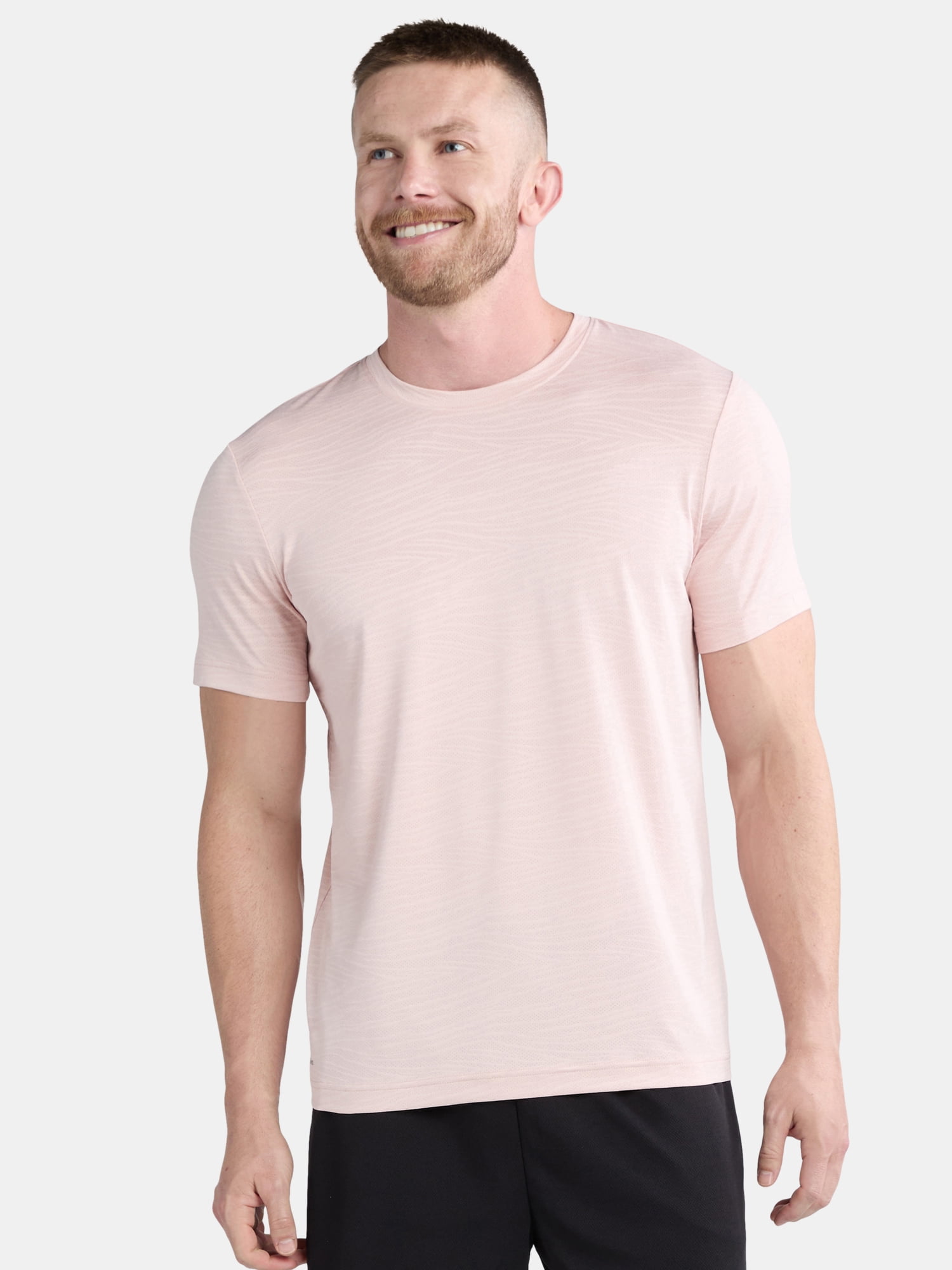 Athletic Works Men’s Camo Mesh Performance Tee with Short Sleeves, Size S-3XL