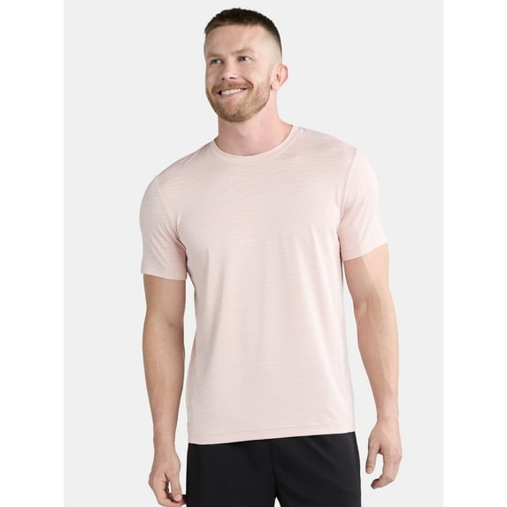 Athletic Works Men’s Camo Mesh Performance Tee with Short Sleeves, Size S-3XL