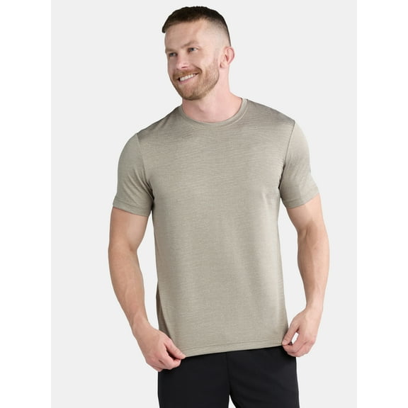 Athletic Works Men’s Camo Mesh Performance Tee with Short Sleeves, Size S-3XL