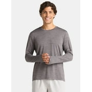 Athletic Works Men's Long-Sleeve Jersey Tee, Size XS-5XL