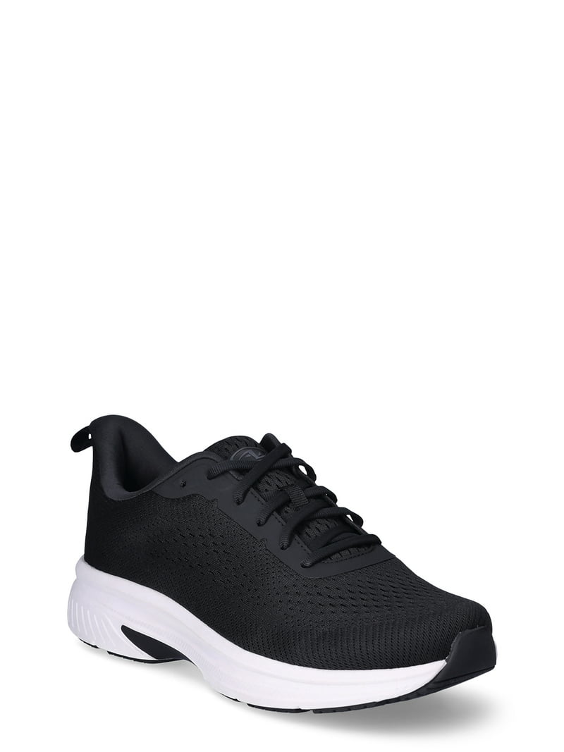 Athletic Works Men's Knit Walking Sneakers, Wide Width, Sizes 8-13