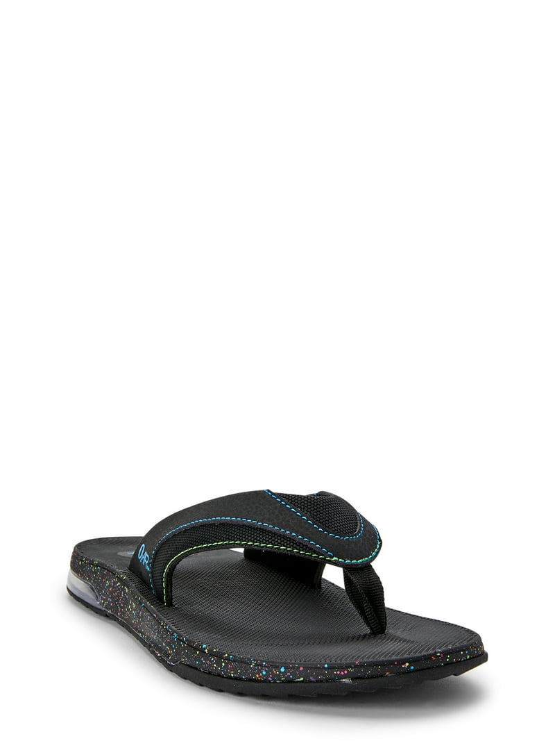 【L】Tostalgic Clothing Flip flops / black Athletic Works Men's Laguna Flip Flops Slip-On Comfort