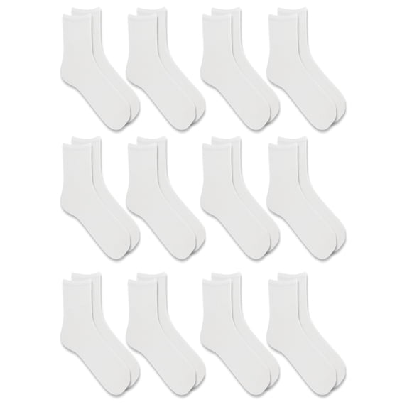 Athletic Works Men's Lightweight Ankle Socks, 12-Pack, Moisture-Wicking, Lightweight Fabric, Fits Shoe Sizes 6-12