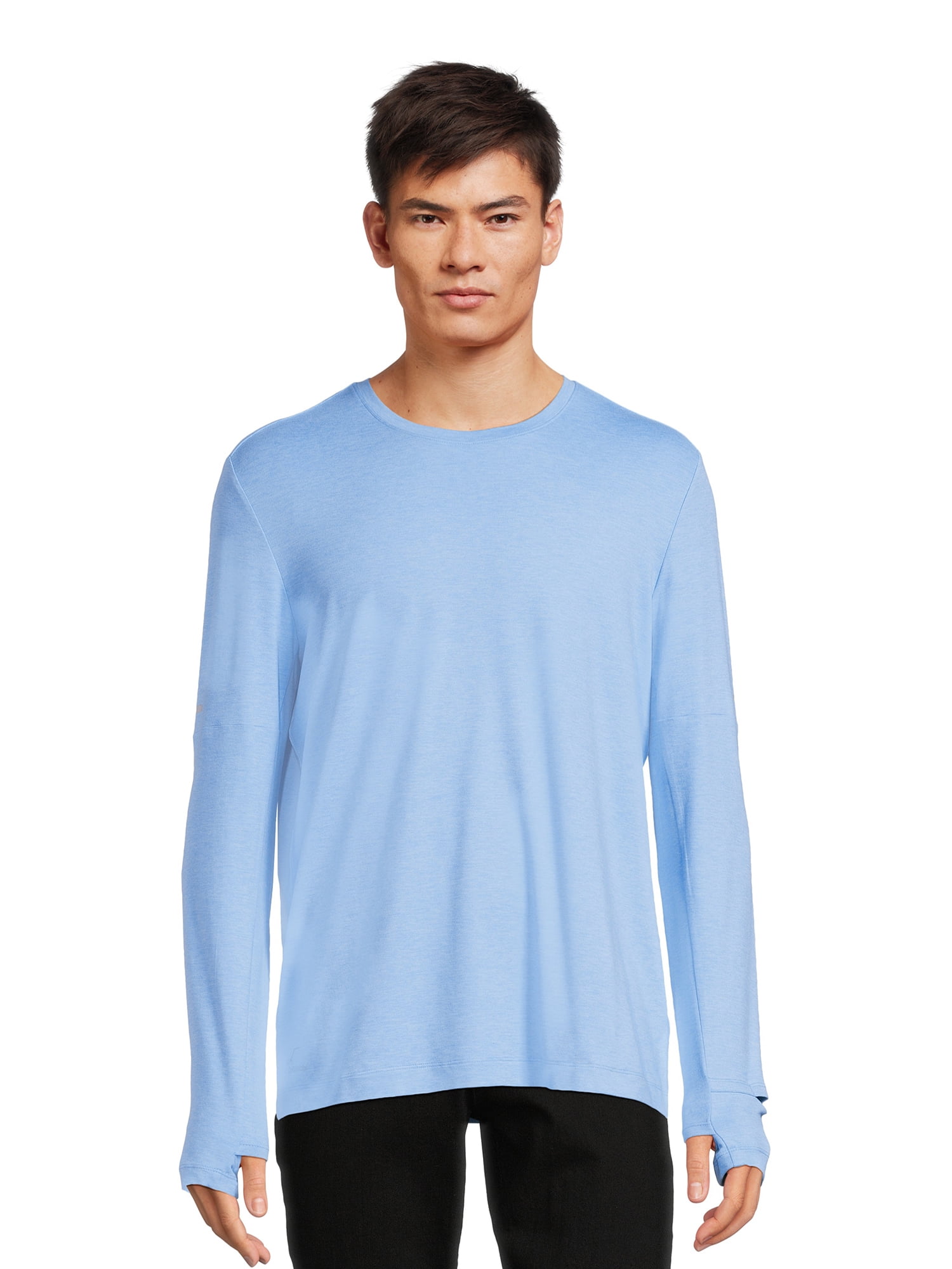 Athletic Works Men's Long Sleeve Training TShirt, Sizes S3XL