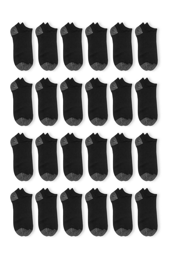 Men's Low Cut Socks 24 Pack
