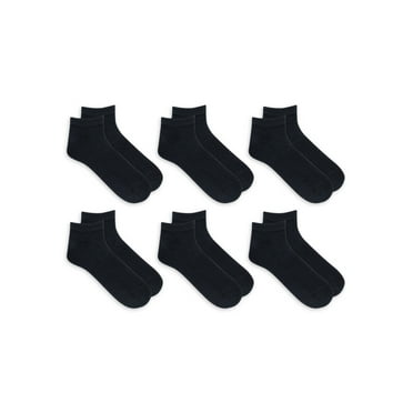 Athletic Works Men's Low Cut Socks, 6-Pack