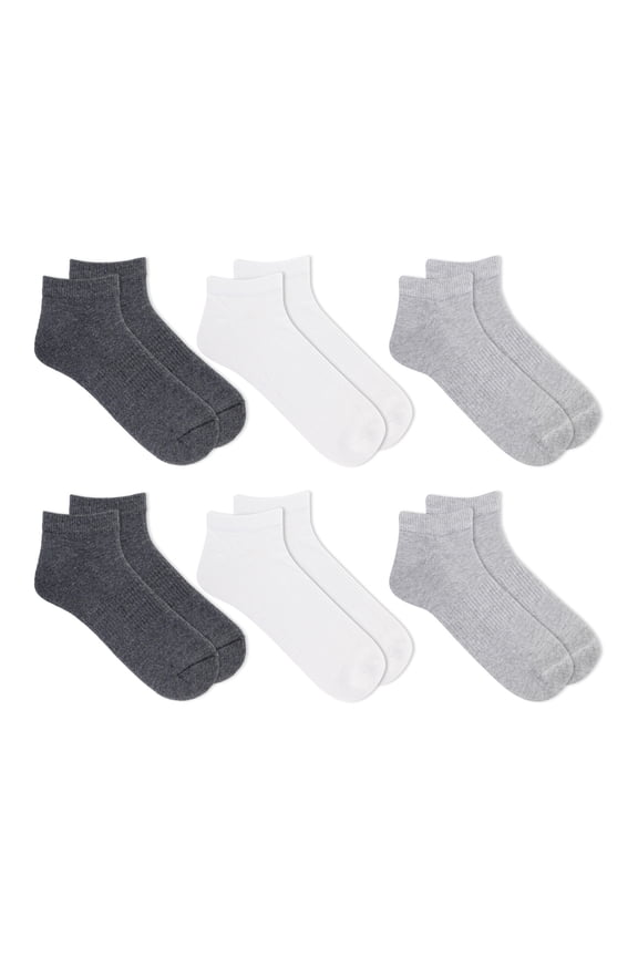Men's Low Cut Socks, 6-Pack