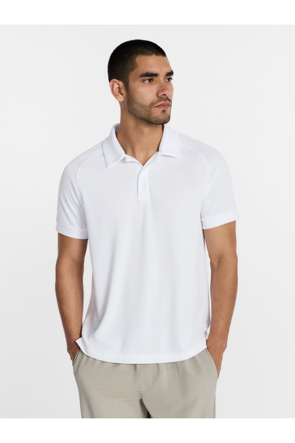 Men's and Big and Tall Men's Active Mesh Polo Shirt, Size XS-5XL