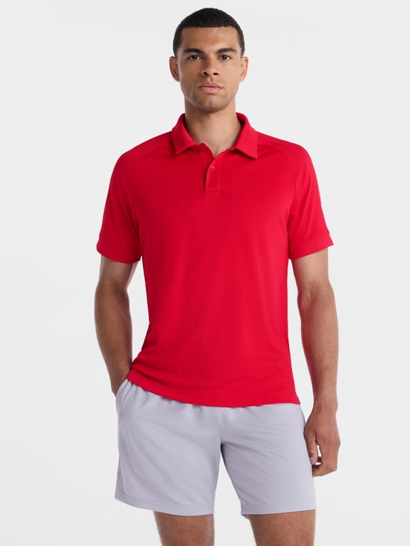 Men's Active DriWorks Mesh Polo Shirt, Size XS-4XLT