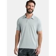 Athletic Works Men's and Big and Tall Men's Active Mesh Polo Shirt, Size XS-5XL