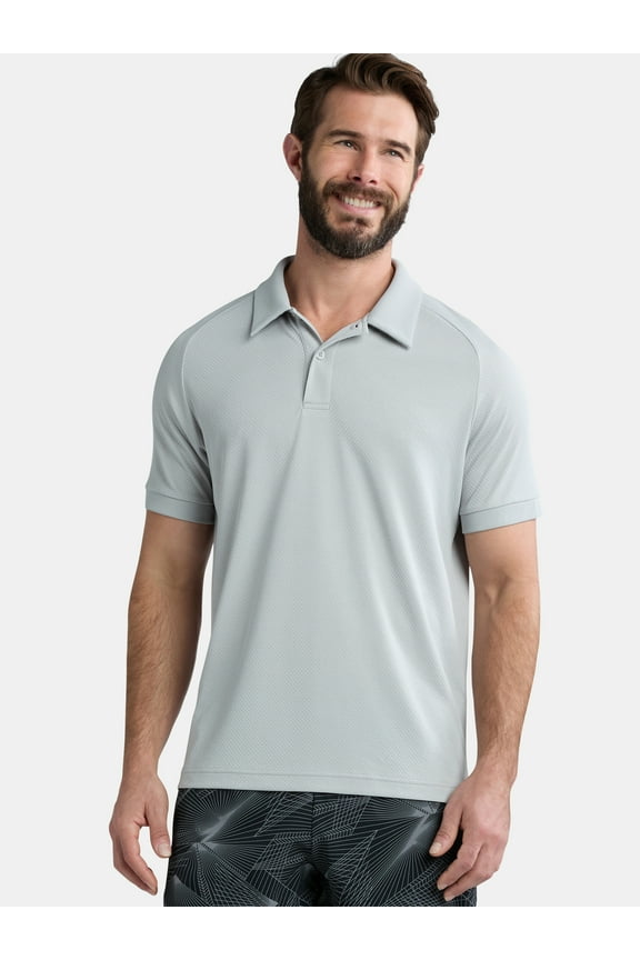 Men's & Big and Tall Men's Active Mesh Polo Shirt, Size XS-5XL