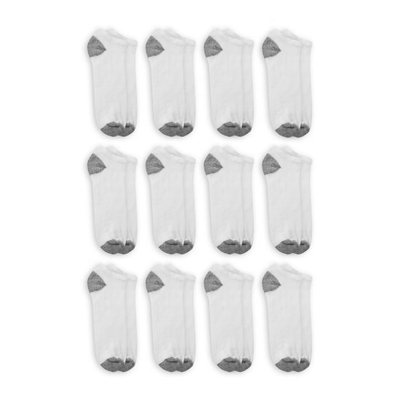 Athletic Works Men's No Show Socks 12 Pack