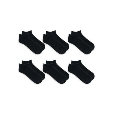 Athletic Works Men's No Show Socks. 6-Pack