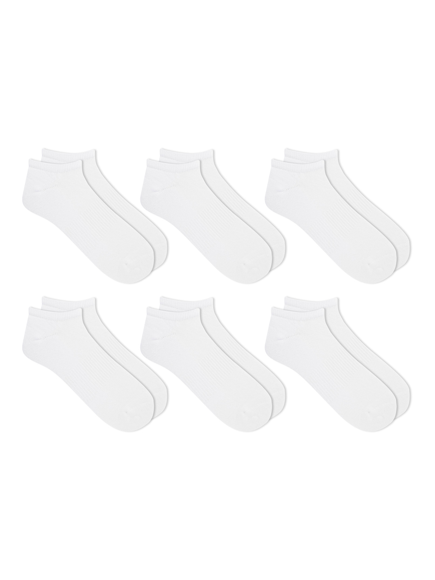 Find Your Perfect Athletic Works Men's No Show Socks. 6-Pack - Walmart.com