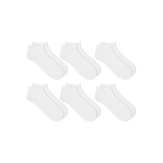 Athletic Works Men's No Show Socks. 6-Pack