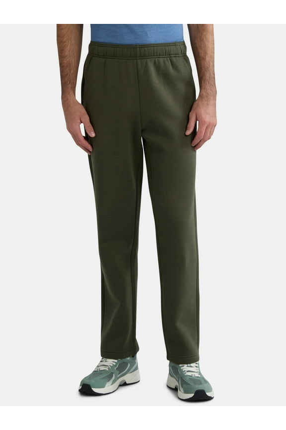 Men's Open Leg Fleece Pants, Sizes XS-4XL