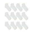 thumbnail image 1 of Athletic Works Men's Lightweight Low Cut Socks, 12-Pack, Moisture-Wicking, Lightweight Fabric, Fits Shoe Sizes 6-12, 1 of 4