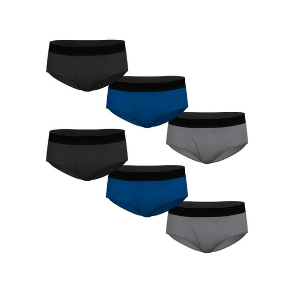 Athletic Works Men's Performance Cotton Brief, 6 Pack
