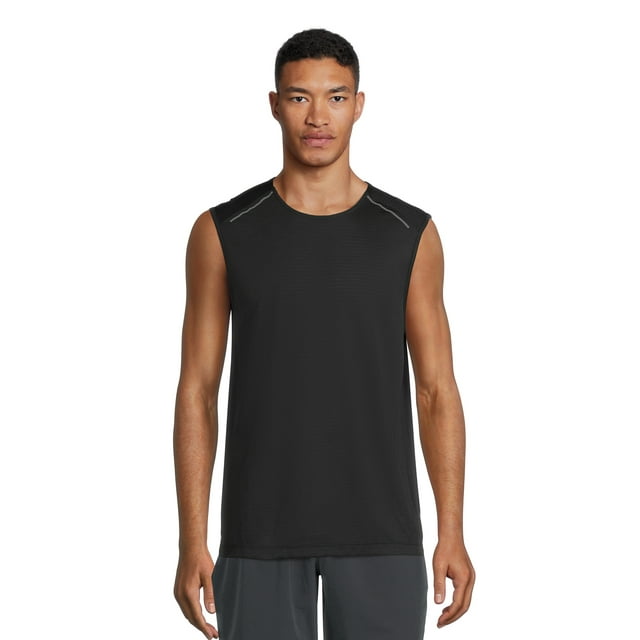 Athletic Works Men's Performance Sleeveless Muscle Tee, Sizes S-3XL ...