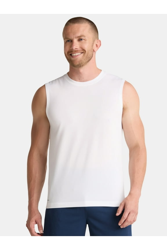 Men's & Big Men's Jersey and Space Dye Muscle Tee, Sizes XS-5XL