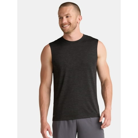 Men's & Big Men's Jersey and Space Dye Muscle Tee, Sizes XS-5XL