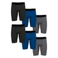 thumbnail image 1 of Athletic Works Men's Pro Form Boxer Brief Long Leg, 6 Pack, 1 of 5