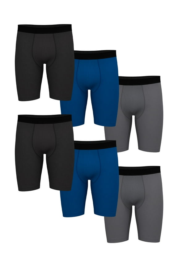 Men's Pro Form Boxer Brief Long Leg, 6 Pack